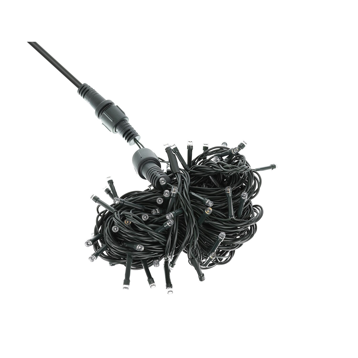 Instalatie Craciun L11362, Iso Trade, 100 Led-uri, 10m, IP44, Alb cald