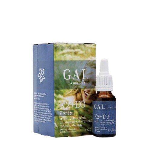 Vitamina D3+K2 forte 20 ml, Gal Vital