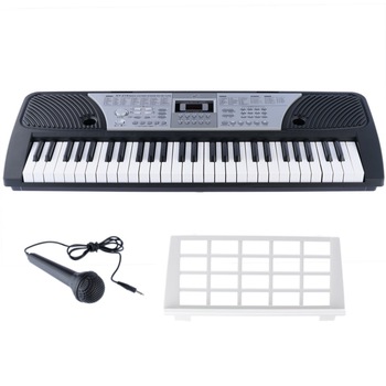 Orga Electronica Profesionala FOXMAG24® , nr. de clape 54 , USB player , 100 timbre , 8 melodii , Microfon Inclus Orga Electronica Profesionala FOXMAG24® , nr. de clape 54 , USB player , 100 timbre , 8 melodii , Microfon Inclus
