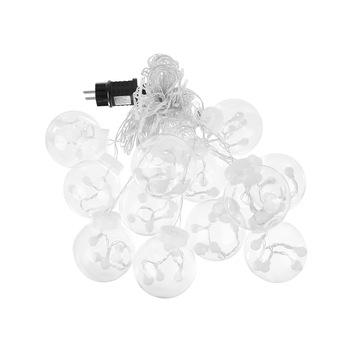 Instalatie tip perdea cu globuri, Iso Trade, 108 x LED, IP44, 515 cm, Lumina rece, Alb Instalatie tip perdea cu globuri, Iso Trade, 108 x LED, IP44, 515 cm, Lumina rece, Alb