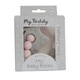 Bratara dentitie My Teddy Diamant roz