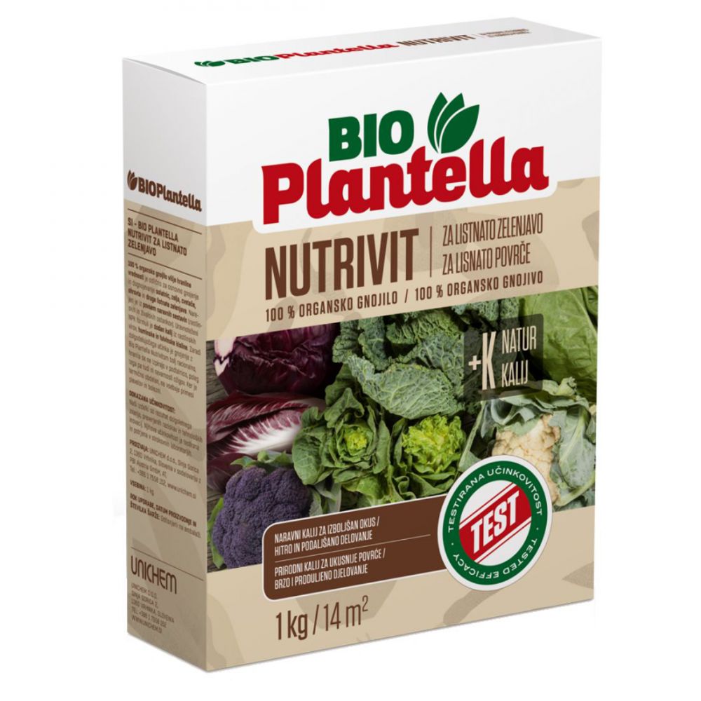 Nutrienti pentru legume cu frunze (salata/varza), 1KG, Bio Plantella