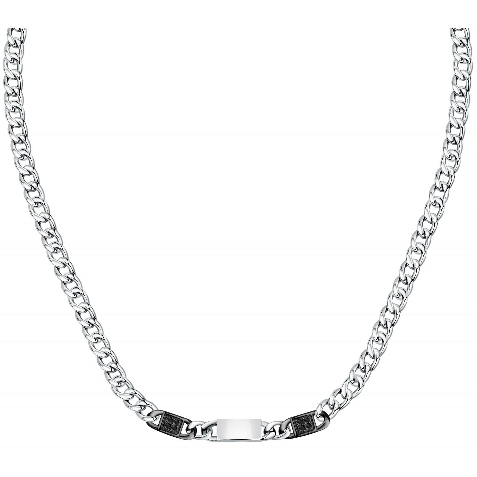 Colier Morellato SATX01, Argintiu, Negru