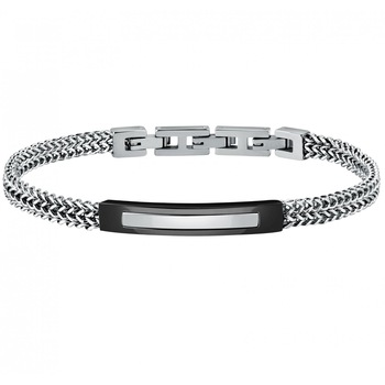 Bratara Morellato SATX07, Argintiu, Negru Bratara Morellato SATX07, Argintiu, Negru