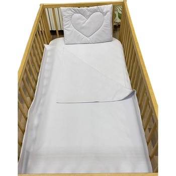 Lenjerie trei piese patut, nou-nascuti, din ranforce, by Liz Line-Ranforce bebe25 Lenjerie trei piese patut, nou-nascuti, din ranforce, by Liz Line-Ranforce bebe25