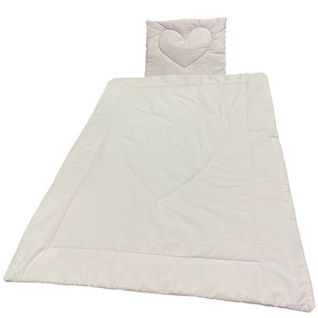 Set lila pilotica 105x75 cm si pernuta nou-nascuti 40x30 cm, din bumbac ranforce, by Liz Line - PPranforce22 Set lila pilotica 105x75 cm si pernuta nou-nascuti 40x30 cm, din bumbac ranforce, by Liz Line - PPranforce22