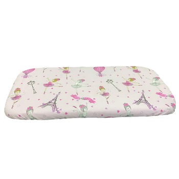 Cearceaf multicolor 144x90 cm cu elastic pentru patut nou-nascuti, din bumbac ranforce, by Liz Line - CnN15 Cearceaf multicolor 144x90 cm cu elastic pentru patut nou-nascuti, din bumbac ranforce, by Liz Line - CnN15