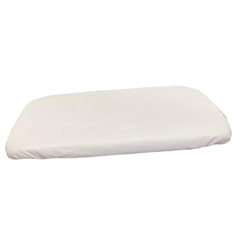 Cearceaf alb 144x90 cm cu elastic pentru patut nou-nascuti, din bumbac ranforce, by Liz Line - CnN27 Cearceaf alb 144x90 cm cu elastic pentru patut nou-nascuti, din bumbac ranforce, by Liz Line - CnN27