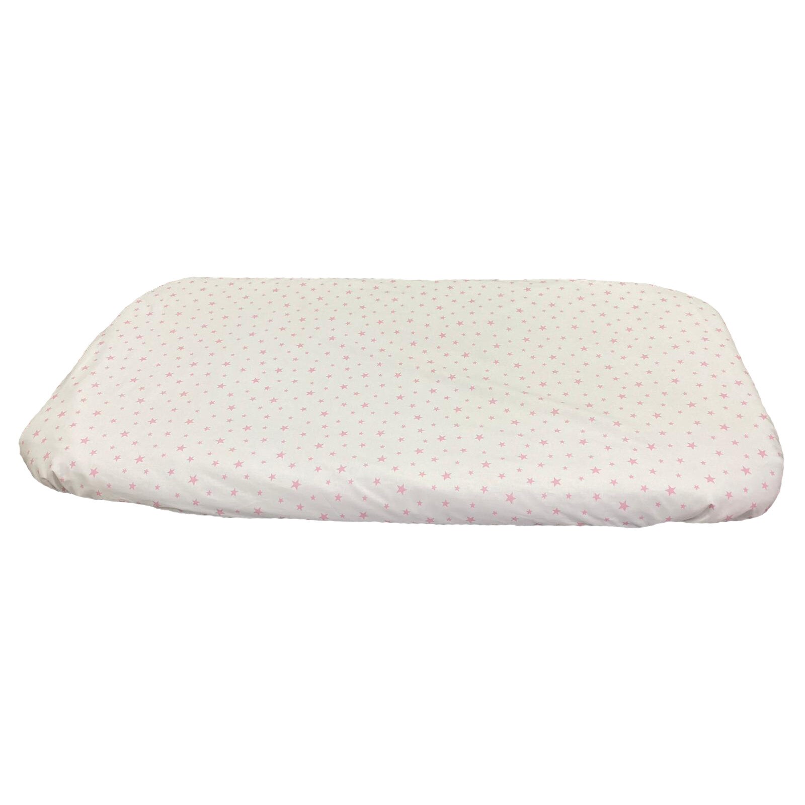 Cearceaf alb 144x90 cm cu elastic pentru patut nou-nascuti, din bumbac ranforce, by Liz Line - CnN11