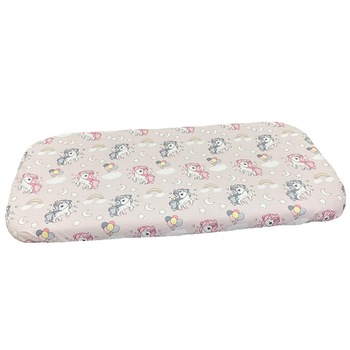 Cearceaf multicolor 144x90 cm cu elastic pentru patut nou-nascuti, din bumbac ranforce, by Liz Line - CnN14 Cearceaf multicolor 144x90 cm cu elastic pentru patut nou-nascuti, din bumbac ranforce, by Liz Line - CnN14