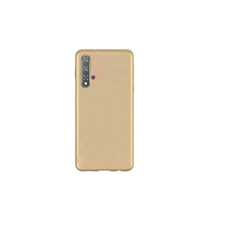 Husa Compatibila Cu Huawei Nova 5T, Silicon Slim, Gold
