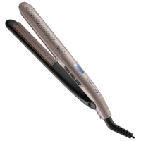Placa de indreptat parul Remington Wet 2 Straight Pro S7970, Par umed/uscat, Senzor umiditate, 230°C, LCD, Bej