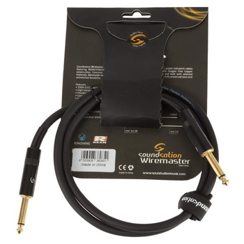 Cablu Boxa, Soundsation Wiremaster WM-PCJJ1, Jack (6.3mm) - Jack (6.3mm),1 m Cablu Boxa, Soundsation Wiremaster WM-PCJJ1, Jack (6.3mm) - Jack (6.3mm),1 m