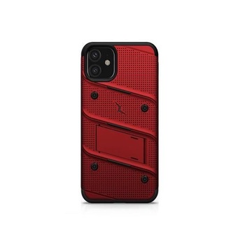 Husa Antisock Compatibila cu Apple iPhone 12,iPhone 12 Pro + Folie Sticla - Zizo Bolt Armor Case Rosu/Black Husa Antisock Compatibila cu Apple iPhone 12,iPhone 12 Pro + Folie Sticla - Zizo Bolt Armor Case Rosu/Black