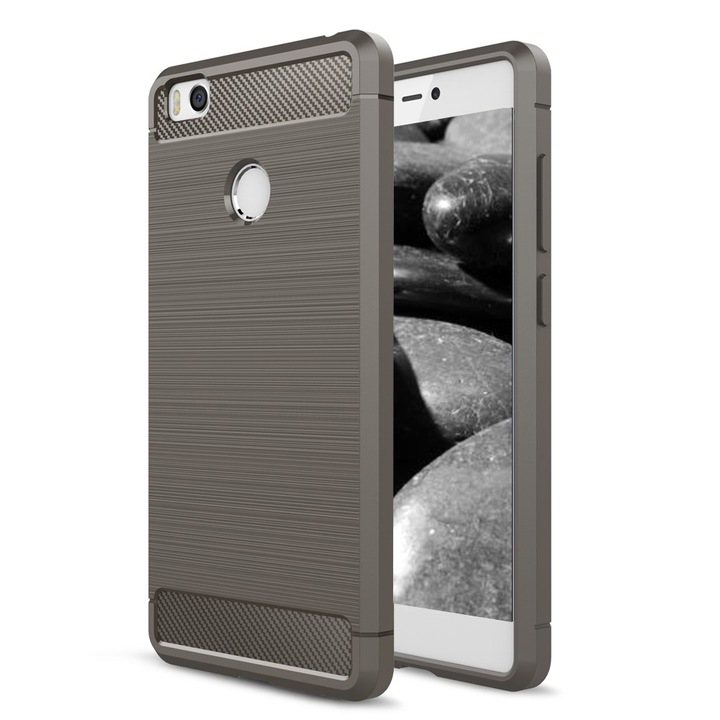 Husa de protectie United Case pentru Xiaomi Mi 4s, TPU, Gri