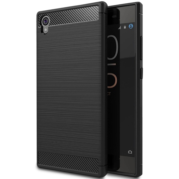 Husa de protectie United Case pentru Sony Xperia L1, TPU, Negru