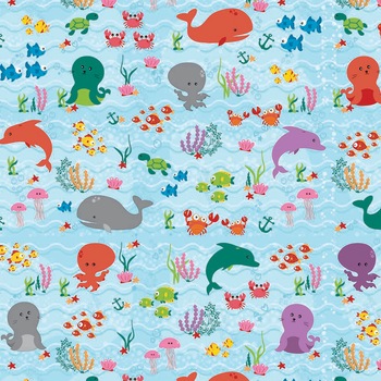 Autocolant Gekkofix animale marine 45 cm x 2 m Autocolant Gekkofix animale marine 45 cm x 2 m