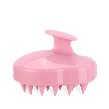 Dispozitiv pentru masaj capilar ZAJA® - Perie din silicon pentru curatarea si samponarea scalpului, stimularea cresterii parului, anticadere, imbunatitirea circulatiei la nivelul scalpului, tonic capilar, roz Dispozitiv pentru masaj capilar ZAJA® - Perie din silicon pentru curatarea si samponarea scalpului, stimularea cresterii parului, anticadere, imbunatitirea circulatiei la nivelul scalpului, tonic capilar, roz