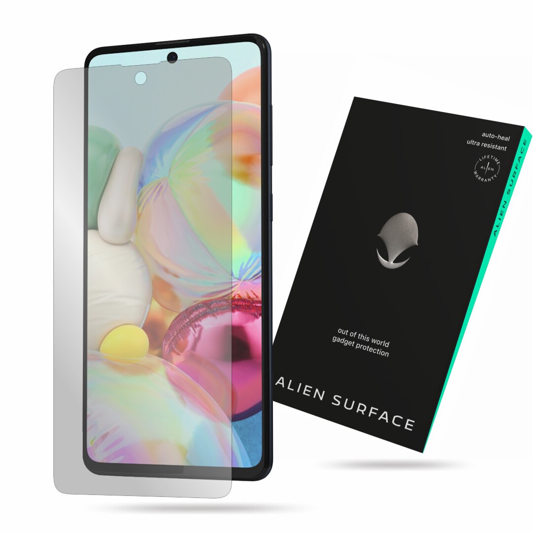 Folie Alien Surface, compatibila cu Samsung Galaxy A71, protectie ecran