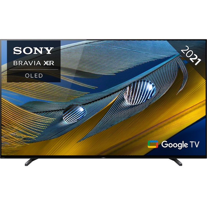 Телевизор Sony 55A83J, 55 (138.8 см), Smart Google TV, 4K Ultra HD, OLED, Клас G