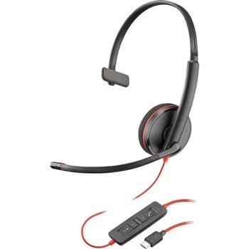 Casti Call Center Plantronics Blackwire 3210 Type-C, Negru Casti Call Center Plantronics Blackwire 3210 Type-C, Negru