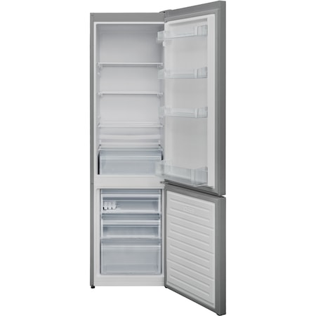 Хладилник с фризер Heinner HC-V286SF+, 288 л, Клас F, Технология Less Frost, H 180 см, Сребрист