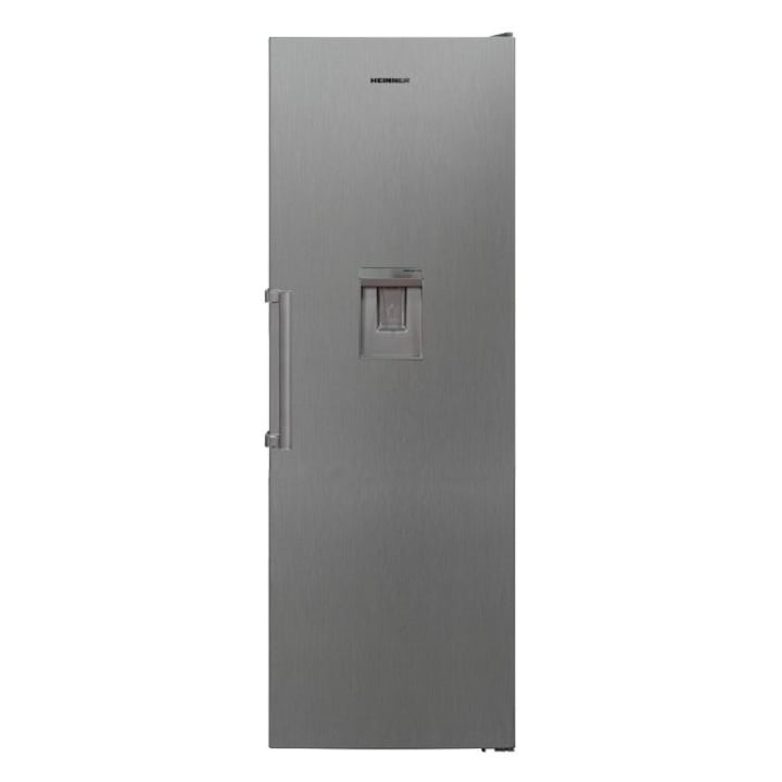 Heinner HF-V401NFXWDF+ Egyajtós hűtőszekrény, M:186 cm, 389 L, Full No Frost, F energiaosztály, ezüst
