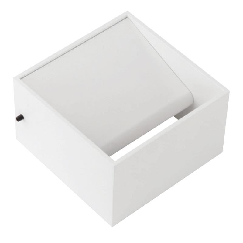 Aplica de perete Truva White, COB Led, lumina naturala 4200K, 8W, 520 lm, 100-240V, Otel