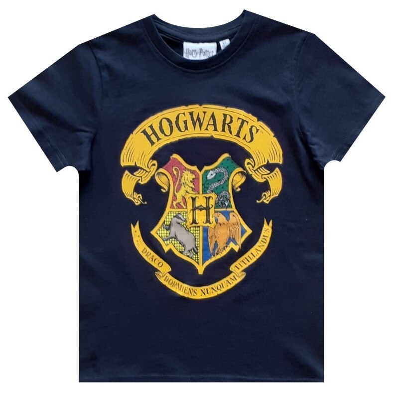 Tricou Harry Potter Wizard, maneca scurta, Negru