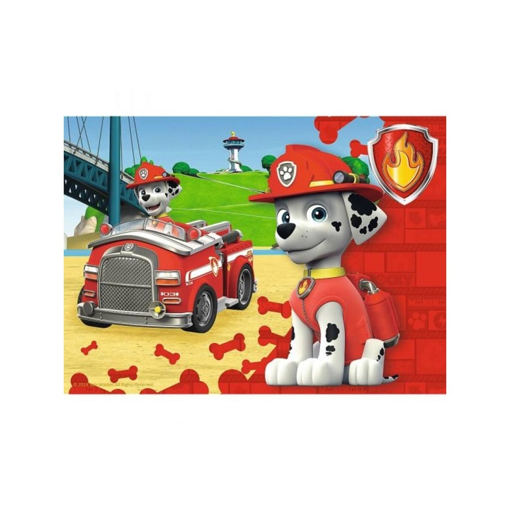 Mancs őrjárat: Vészhelyzeti járművek minimaxi puzzle 20 darabos - többféle