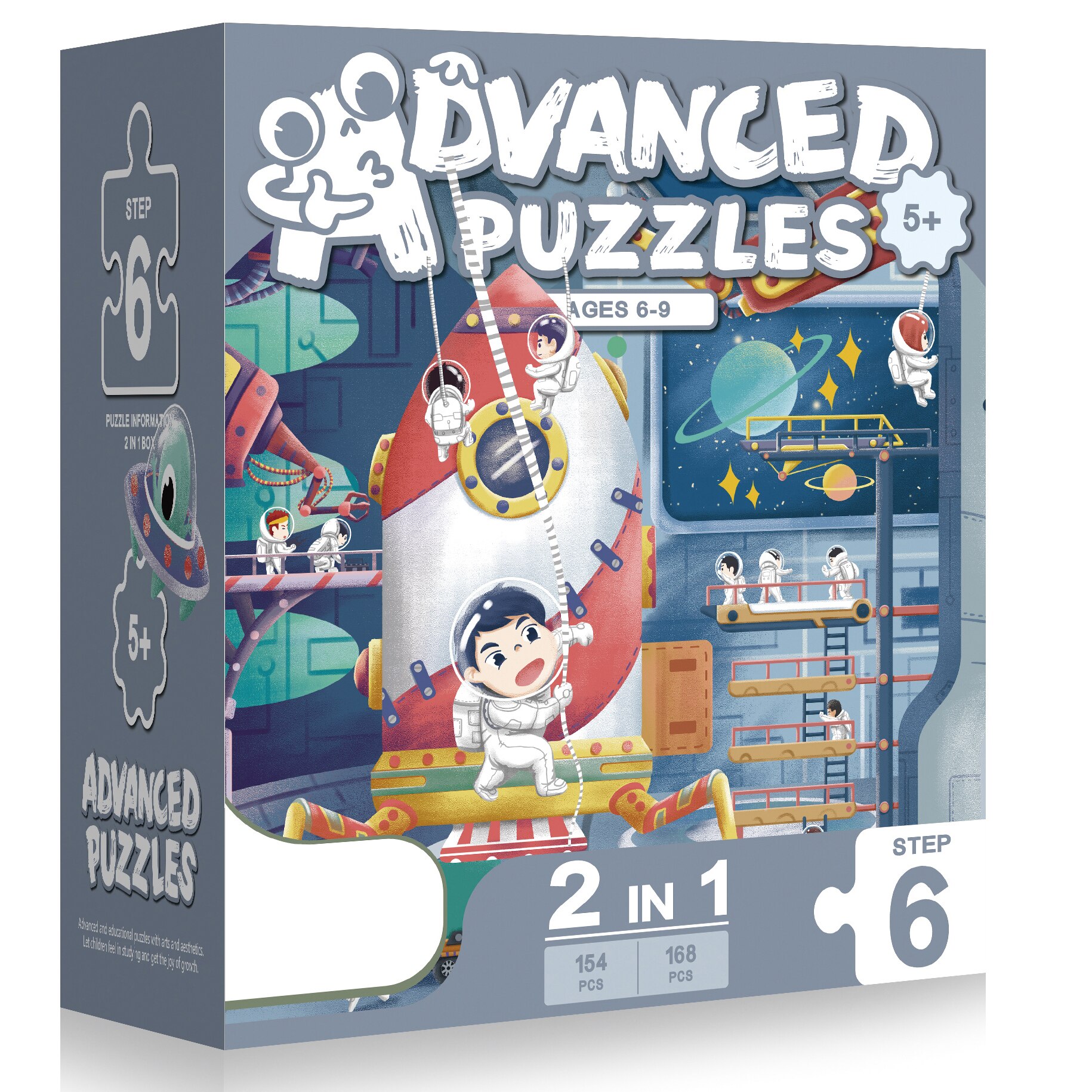 Set 2 puzzle Mappy Baby Step VI, 154 / 168 piese