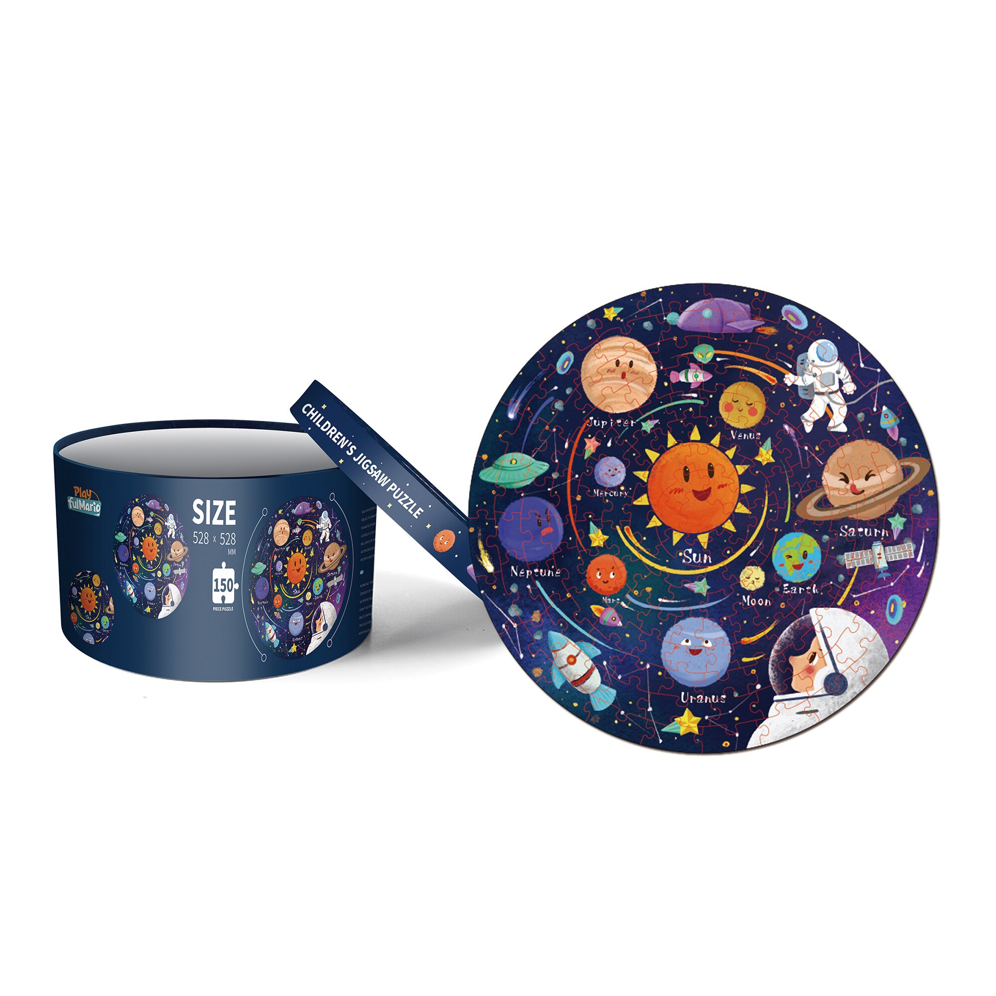 Puzzle Mappy Planets, 150 piese