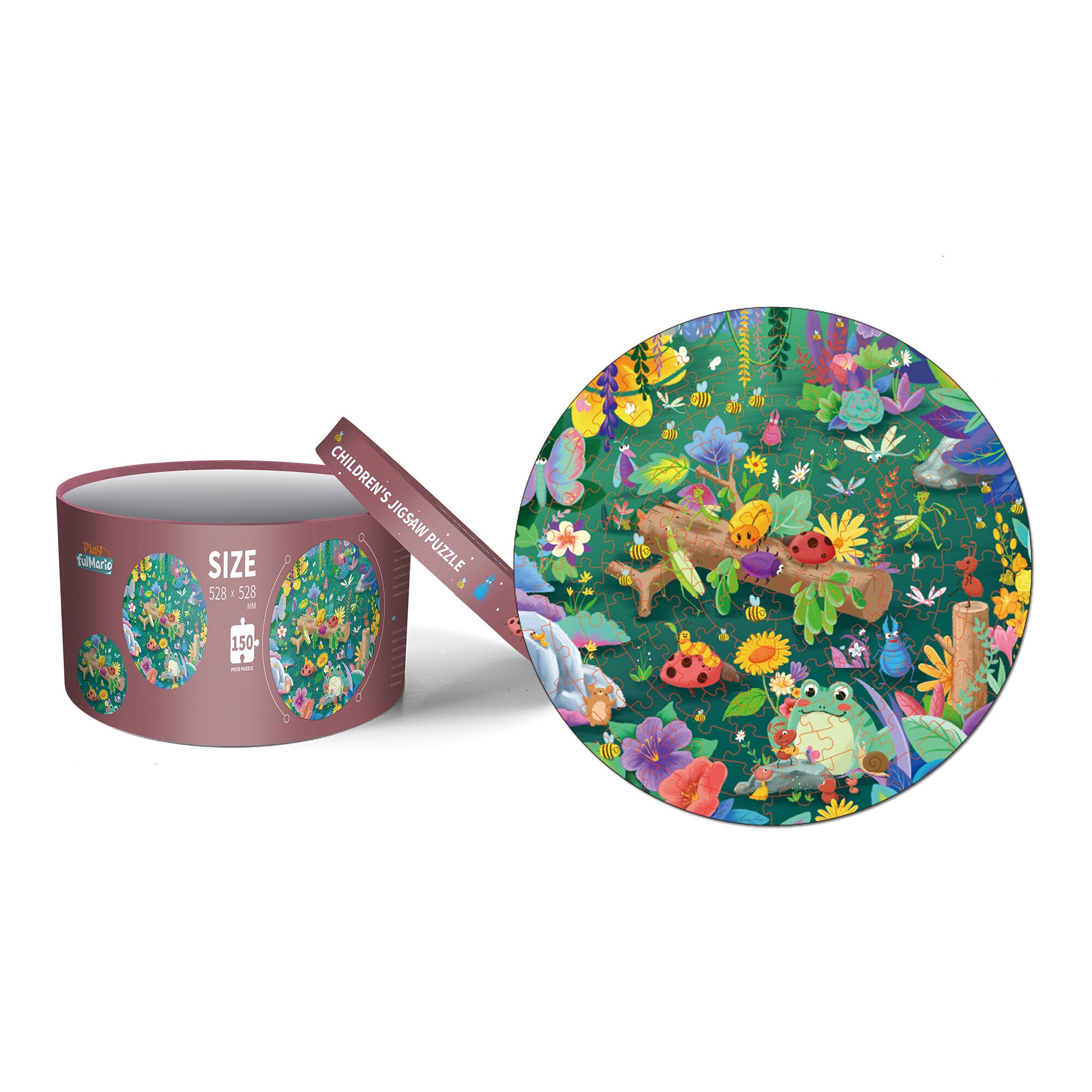 Puzzle Mappy Insect Party, 150 piese