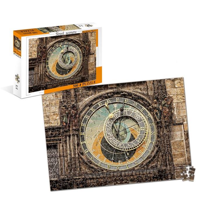 Пъзел Mappy - Часовникът в Прага, 500 части