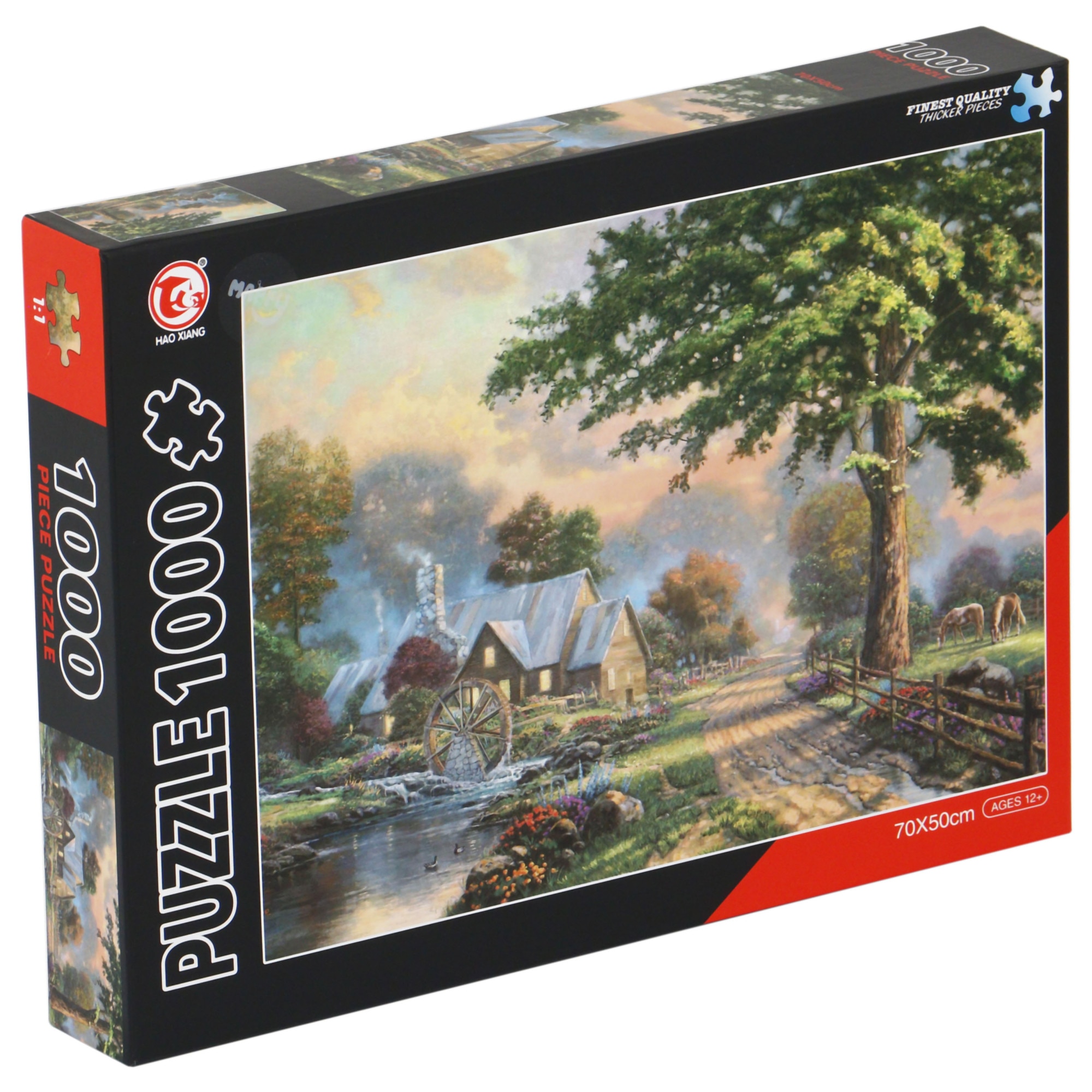 Puzzle Mappy - Rustic, 1000 piese