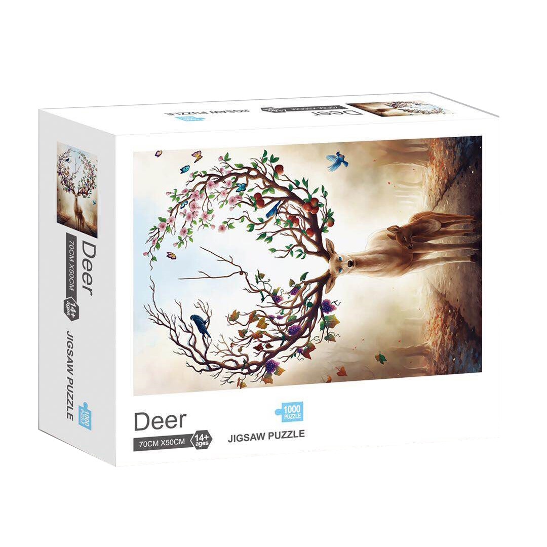 Puzzle Mappy - Cerb, 1000 piese