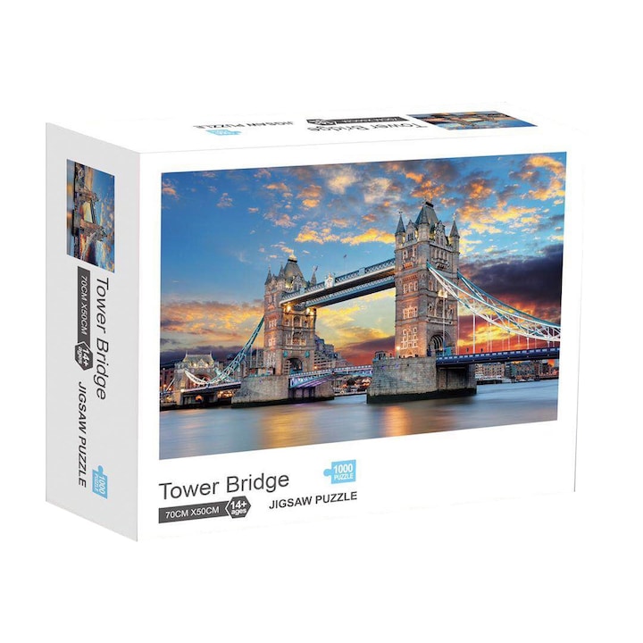 Puzzle Mappy - Tower Bridge, 1000 piese