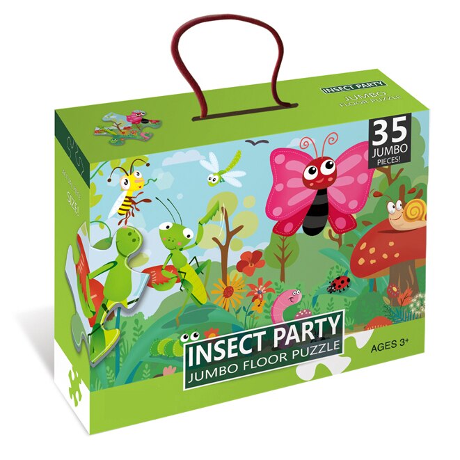Puzzle Mappy - Insecte, 35 piese