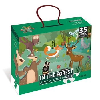 Puzzle Mappy - Animalele din padure, 35 piese Puzzle Mappy - Animalele din padure, 35 piese