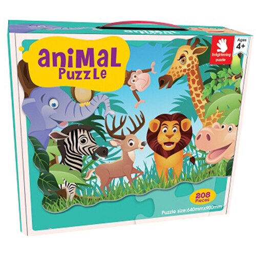 Puzzle Mappy - Jungla, 208 piese