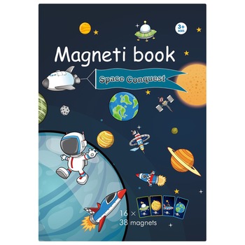 Carte magnetica puzzle Mappy - Spatiul Cosmic, 38 piese Carte magnetica puzzle Mappy - Spatiul Cosmic, 38 piese