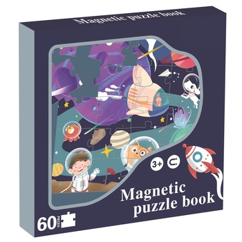 Joc magnetic Mappy - In spatiu, 60 piese Joc magnetic Mappy - In spatiu, 60 piese
