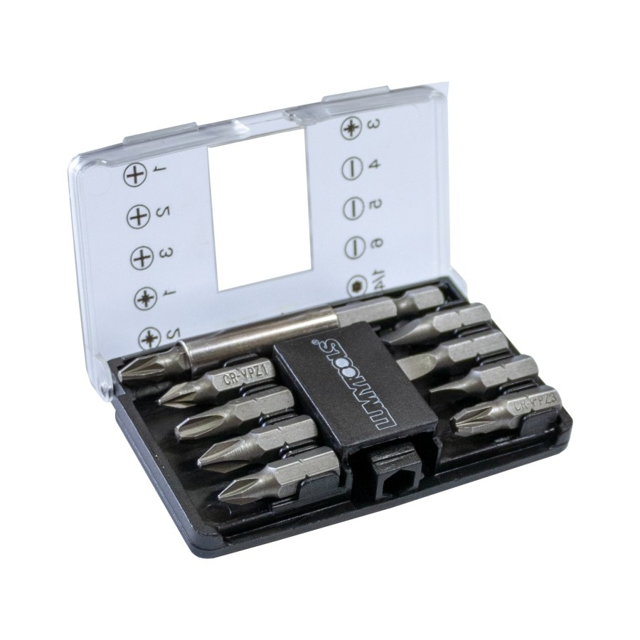 Set 9 biti pentru insurubare 25 mm + prelungitor magnetic