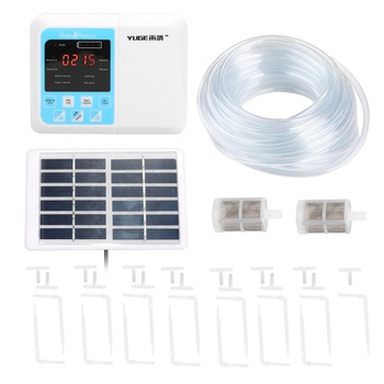 Kit sistem inteligent de irigare automata prin picurare Anself, 3W, 4.2V-6V, 850ML/min, USB, Pompa duala, Cronometru, Panou solar C-harging, Control la distanta, 55x100x140 mm, 10 m, Alb Kit sistem inteligent de irigare automata prin picurare Anself, 3W, 4.2V-6V, 850ML/min, USB, Pompa duala, Cronometru, Panou solar C-harging, Control la distanta, 55x100x140 mm, 10 m, Alb