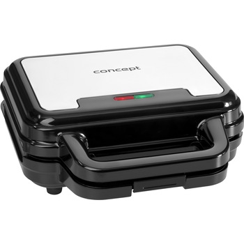 Sandwich Maker Concept SV3060, 700 W, 3 in 1, 3 seturi de placi interschimbabile , placi cu suprafata anti-aderentaindicator luminos, inox Sandwich Maker Concept SV3060, 700 W, 3 in 1, 3 seturi de placi interschimbabile , placi cu suprafata anti-aderentaindicator luminos, inox