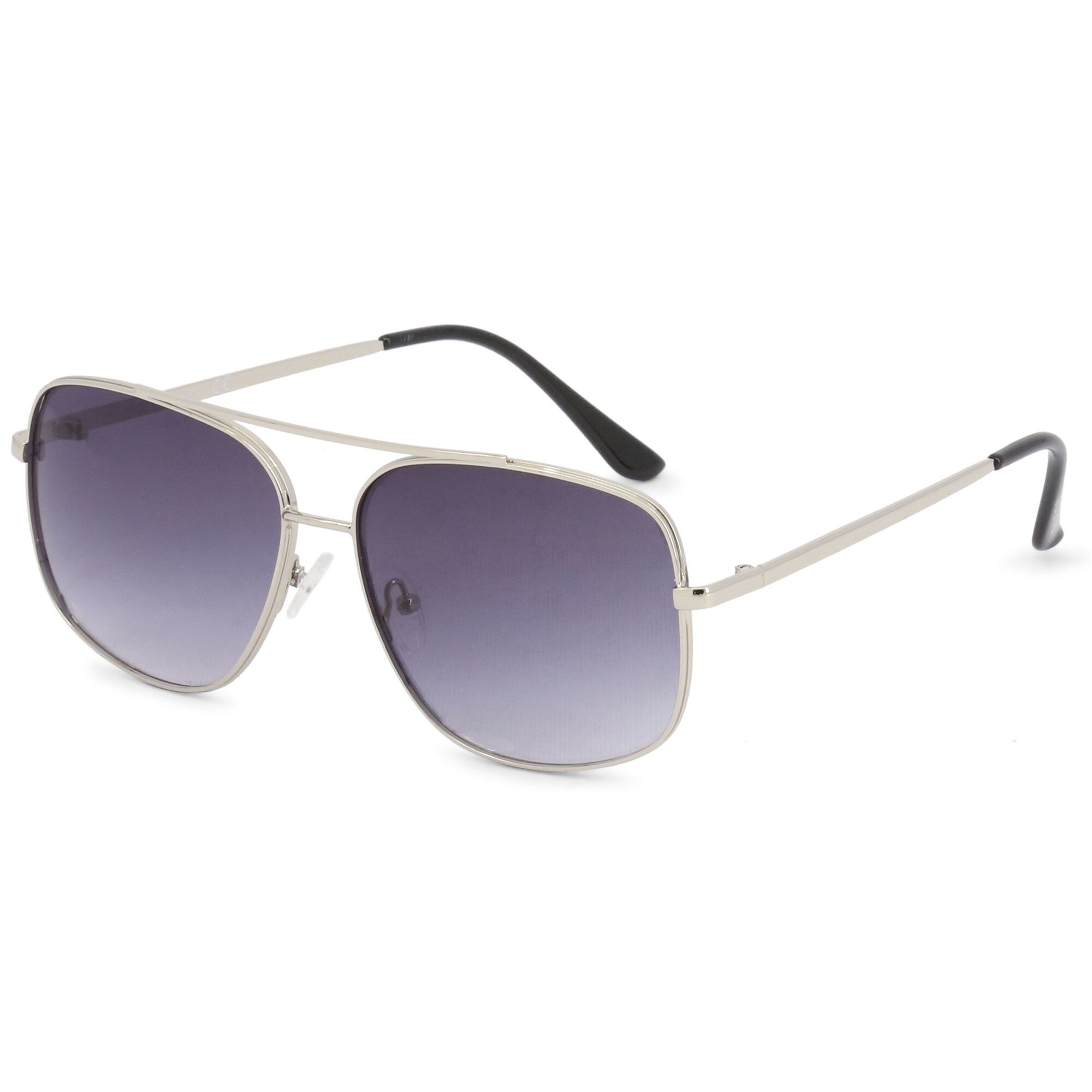 Ochelari de soare barbati Guess Rectangle Silver/Grey Degrade GF0207/S-10B