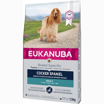 Hrana uscata pentru caini Eukanuba Cocker Spaniel, 7.5Kg Hrana uscata pentru caini Eukanuba Cocker Spaniel, 7.5Kg