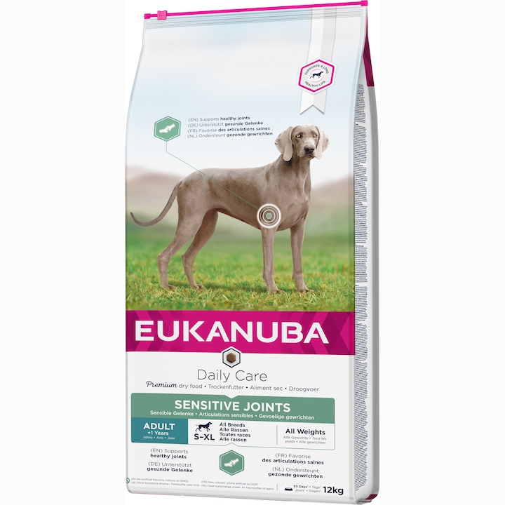Hrana uscata pentru caini Eukanuba Sensitive Joints, 12Kg