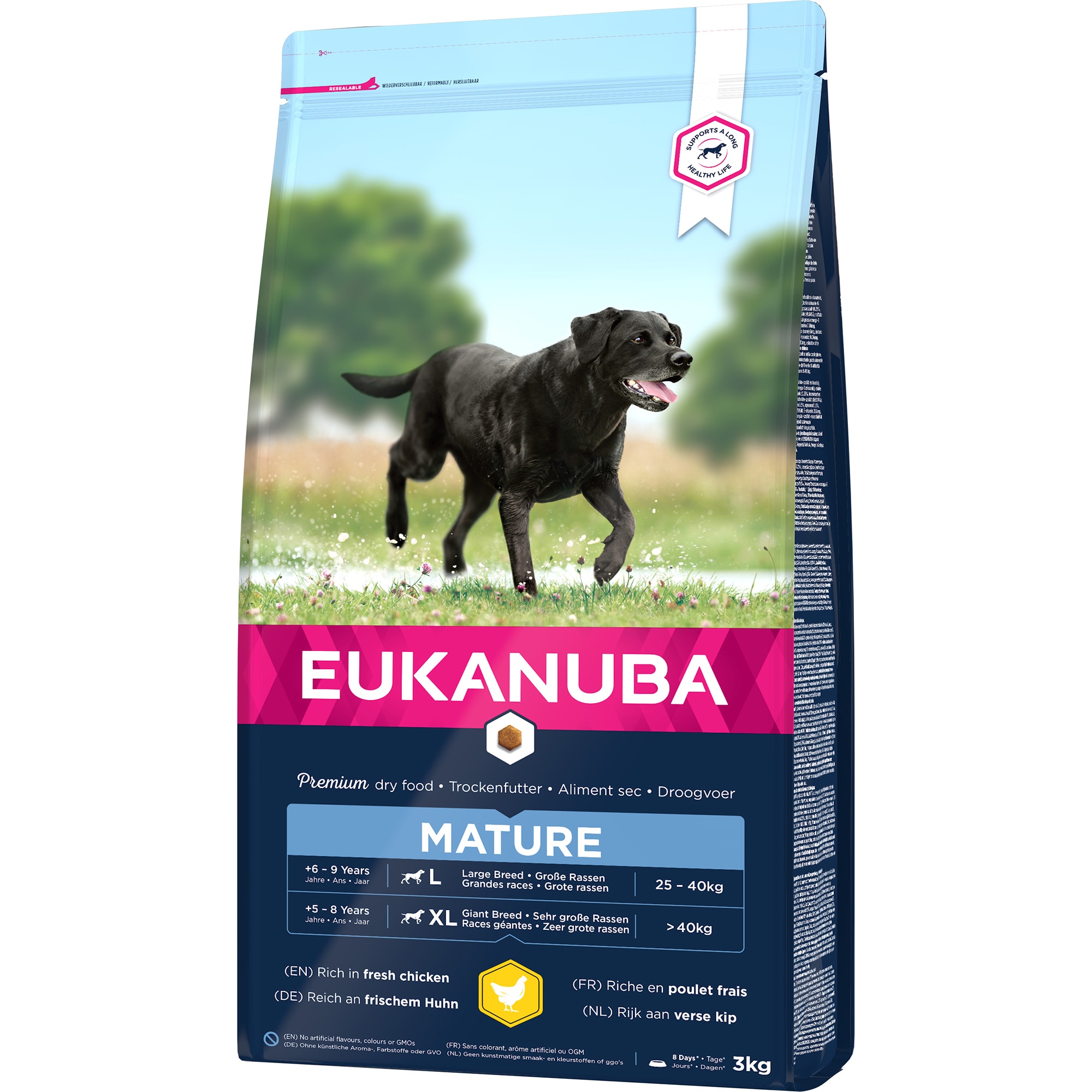 Hrana uscata pentru caini Eukanuba Matur Large & Giant Breed, Pui, 3Kg