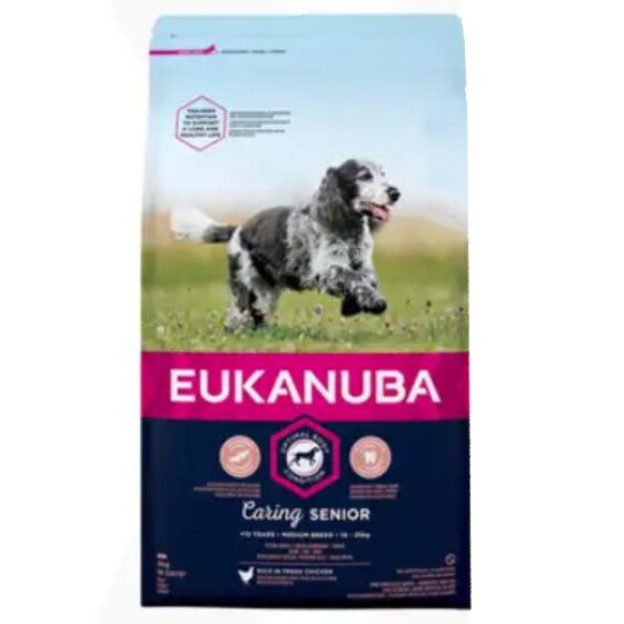 Hrana uscata pentru caini Eukanuba Senior Medium Breed, Pui, 2Kg